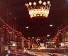 Christmas lights in Pinstone Street