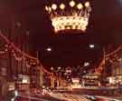 View: s45425 Christmas lights in Pinstone Street