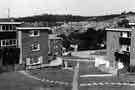View of Gleadless Valley Housing Estate showing (center) Holy Cross Church, Spotswood Mount