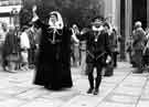 Re-enactment of Mary Queen of Scots leaving Sheffield Cathedral with George, the 6th Earl of Shrewsbury