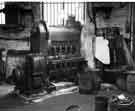 View: s45645 View of work shop showing old hammer machine (no longer in use), J. E. Morrison and Sons Ltd., Granville Works, auger manufacturers, Tenter Street at the junction with Broad Lane