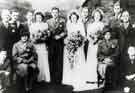 Wedding group, St. Barnabas C. of E. Church, Highfield Place 
