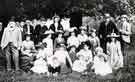Family group including Mr Reg Glenn (later of No. 352 Middlewood Road North)