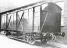 Craven and Tasker Ltd., rolling stock manufacturers, Staniforth Road showing a British Railways 4 wheel fruit van