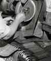 Nora Ogden, grinding scissors, Frank Turton Ltd., scissor manufacturer, No. 72 Arundel Street
