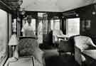 Railway coach interior built by Craven and Tasker Ltd., rolling stock manufacturers, Staniforth Road, Darnall