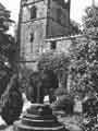 St. James C. of E. Church, Norton Church Road. Remains of the old preaching cross in foreground St. James C. of E. Church, Norton Church Road. Remains of the old preaching cross in foreground