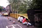 Hill Bridge, also known as Walkley Lane Bridge, Walkley Lane, Walkley with (top left) No. 383 Freemasons Arms to right Hill Bridge, also known as Walkley Lane Bridge, Walkley Lane, Walkley with (top left) No. 383 Freemasons Arms to right