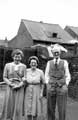 Betty Graves (nee Priest), Florence Botham (nee Priest) and Alf Botham, 415 Attercliffe Common