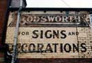 Sign advertising Bodsworth Brothers, painters , either 446 London Road or Surrey Lane Sign advertising Bodsworth Brothers, painters , either 446 London Road or Surrey Lane