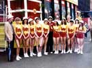 Thomas W. Ward float and staff, Lord Mayor's Show, c. 1980