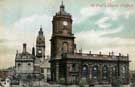 View: t06613 Town Hall and St Paul's Church, Sheffield