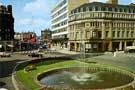 View: t06622 Goodwin Fountain and junction of Fargate and Leopold Street