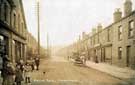 Station Road, Chapeltown, premises on right include No. 39 William Whitaker, pawnbrokers 