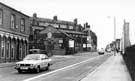 View looking up Spital Hill towards Lyons Works at the top of the hill, formerly the Spital Hill Works built for John Sorby and Sons and the premises of A Smith (Motorcycles) Ltd., formerly the Lodge Inn