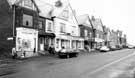 Shops on Abbey Lane, Meadowhead at junction with Greenhill Road showing (left to right) Allan Ryalls, butchers; Cameo Fashions, ladies fahions and Graingers Wines Ltd, wines and spirits merchants