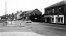 View: t06810 Abbeydale Road at the junction of Springfield Road (left), showing the Wine Schoppen (centre)