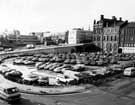 Car park between Broad Street (right) and Commercial Street (background)
