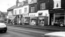 Shops on Chesterfield Road showing (l.to r.) Smarty's, baby and childrens clothes; Hallam World Travel, travel agents (Nos.107-109) and Lyn's Delicatessen