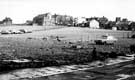 View over Heeley as seen from Well Road showing (centre) St. Andrew's Methodist Church (latterly Sheffield Chinese Christian Church), Anns Road, Heeley and (right) Ye Old Shakespeare Inn (latterly the Brothers Arms) 