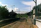 View: t06943 Wadsley Bridge Railway Station, off Halifax Road showing signal box (right)
