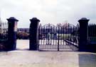 Entrance gates to Tinsley Recreation Ground from Harrowden Road 
