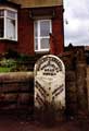 'Worrall' milestone Wadsley Langsett and Sheffield Road on Middlewood Road, west side past the entrance to Middlewood Hospital. 