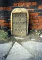 Milestone on the former Tinsley - Doncaster turnpike road, now A6178 at the south end of Deadman's Hole Lane.