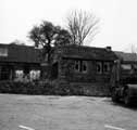 View: t07101 Blacksmith's buildings (now demolished), Admiral Rodley car park, Loxley Road, c.1978-1980