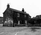 View: t07102 Blacksmiths buildings (now demolished), Admiral Rodley car park, Loxley Road, c.1978 - 1980