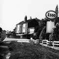 Cottage at Malin Bridge showing (right) Esso service station
