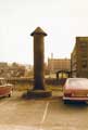 Old chimney near the Canal Basin showing Straddle Warehouse (right), Park Goods Station