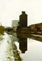 Sheffield and South Yorkshire Canal looking towards (centre) gas holder at the Effingham Street Gas Works