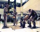 View: t07396 Steelworkers bronze statue, Meadowhall Shopping Centre