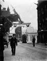 Royal visit of King Edward VII and Queen Alexandra. Decorative arch, Commercial Street  
