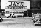 Top of Moorhead viewed from the bottom of Cambridge Street and looking towards Jays Furnishing Stores