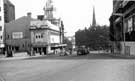 Cinema House, Fargate (later re-named Barker's Pool) and looking towards the Yorkshire Penny Bank, Fargate