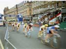 View: t07747 Scottish Provident Cycle Race, Pinstone Street, c. 1990
