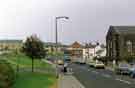 Nos. 402-404 Burncross Road, Chapeltown showing Burncross Methodist Church (right) and the Crown and Cushion public house (centre)