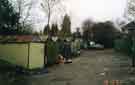 Derelict garages at the rear of Nos.68-70 Wisewood Road,Loxley prior to demolition 