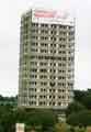Norfolk Park Flats on St. Aidan's Road prior to demolition by the Controlled Demolition Group Ltd. 