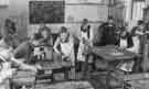 Children's woodwork class, possibly Woodthorpe School Children's woodwork class, possibly Woodthorpe School