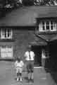 Children outside house on Cherry Tree Road, Nether Edge