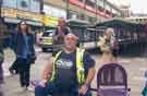 View: t08716 Ron Clayton 'Made in Sheffield', Castle Market (Bal Fashions and Knitwear in background)