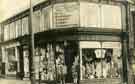 E. L. Oates and Co., drapers (No.178) and George Clayton, fishmongers, (No.180) Crookes and corner of Sackville Road