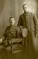 World War One soldiers - the man on the right might be Charles H Hall (see t08875) World War One soldiers - the man on the right might be Charles H Hall (see t08875)