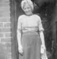 Dora Clayton outside No.5 Brier Street Dora Clayton outside No.5 Brier Street