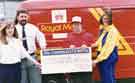 Special Olympics, sponsorship and cheque presentation by Royal Mail, Sheffield