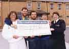 Special Olympics, sponsorship and cheque presentation by Wombwell Police station