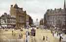 View: t09231 Town Hall Square showing (right) the Albany Hotel and the Yorkshire Penny Bank Ltd